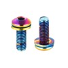 CNC bottle holder screws, M5 bottle holder screws, rainbow