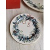 Lenox Winter greetings 5 piece place setting plate set Xmas