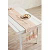 Mud Pie Bunny Table Runner Ruffle Edge; 72" X 12"