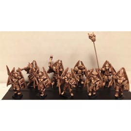 Battle Valor Games 15mm Fantasy Wyrmian Spearmen with Shields (8 figures)