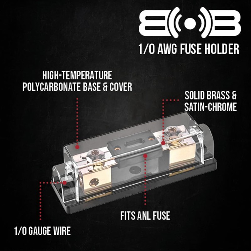Belva True 1/0 Gauge AWG Premium CCA Complete Amplifier Wiring