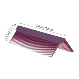 Baluue 2pcs Electric Straightening Comb Attachments High-temperature for Hair Styling Professional Hair Grooming Tools Compatible