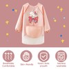 LXOrdora Kids Art Apron Waterproof Smock Long Sleeved Rabbit L