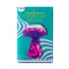 NPW Mushroom Cocktail Glass, Groovy Drinkware, Retro 70s Barware Party