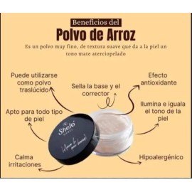 Polvo Arroz Traslúcido Sellador Matifica Regalo