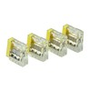 Gardner Bender, Yellow 19-PC4 PushGard 4-Port Push-In Wire Connectors, 22-12