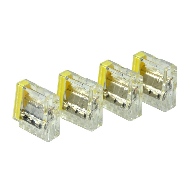 Gardner Bender, Yellow 19-PC4 PushGard 4-Port Push-In Wire Connectors, 22-12
