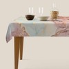 TKS MITLAN Marble Tablecloth 52 x 70 Inch Rectangular Abstract