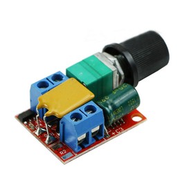 Hailege 2pcs DC Motor PWM Speed Controller 3V 6V 12V 24V 35V Speed Control Switch Mini LED Dimmer DC 3V-35V 5A 90W