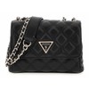 GUESS Giully II Mini Compound Convertible Flap Bag Black