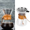 Coffee Maker High Temperature Resistant Glass Coffee Drip Brewing Pot
