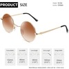 Joopin Retro Round Sunglasses Small Circle Sun Glasses Polarized UV