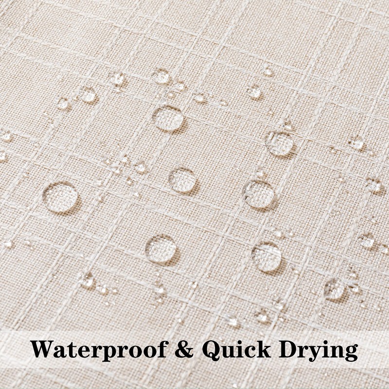 Kevin Textile Checkered Weaving Cotton Linen Decorative Throw Cushion Covers