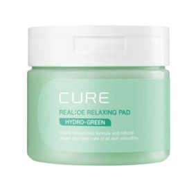 Kim Jeong-moon Aloe Realaloe Green Relaxing Pads 60 sheets 2pcs Skin Texture Care 2pcs / 김정문알로에 리알로에 그린 릴렉싱 패드 60매 2개 피부결케어 2개