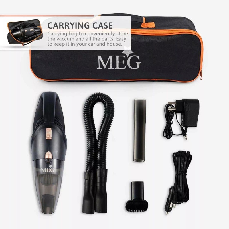 MEG Car MEG Handheld Vacuum Cleaner Cordless, Rechargeable,1