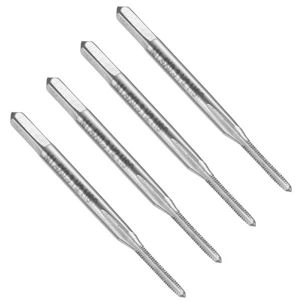 sourcing map 4pcs Straight Flute Thread Tap, M1.4 x 0.3