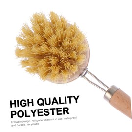 BIUDECO Family Bath Tools Pack of Wooden Body Scrubbers Massage Nodes for Shower