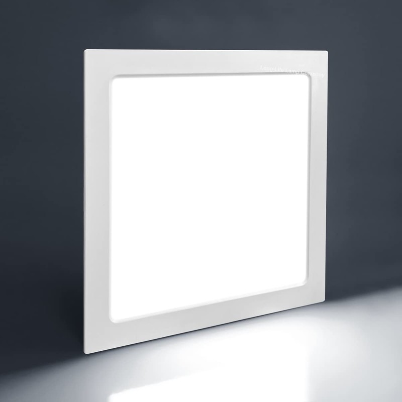 Recessed LED Ceiling Panel Light Square 18w Cool White 6500k
