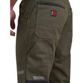 Wrangler Riggs Workwear Men's Straight Leg Technical Carpenter Pant, Loden, 34W x 30L