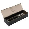 Parker Vector Rollerball Pen, Black SS Chiseled Roller Ball Blue