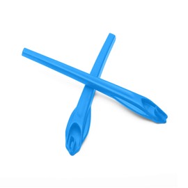 almohadillas para orejas para Oakley Flak 2.0 - anteojos de sol (talla XL), Blue Rubber Kits, Talla unica