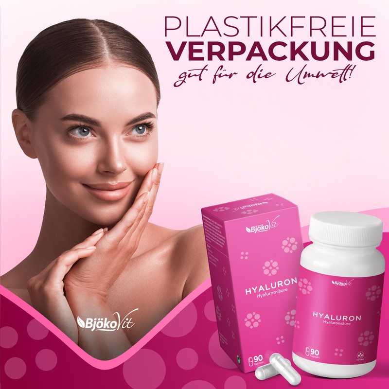 Hyaluronic Acid Capsules - High Dose with 500 mg Hyaluronic