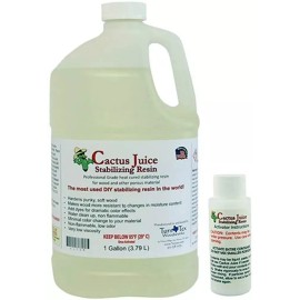 TurnTex Cactus Juice Stabilizing Resin by TurnTex 1 Gallon FREE SHIPPING in USA Indiana