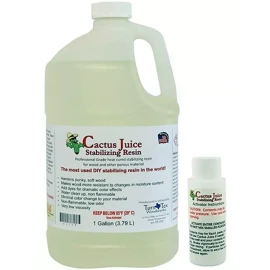 TurnTex Cactus Juice Stabilizing Resin by TurnTex 1 Gallon FREE SHIPPING in USA Indiana