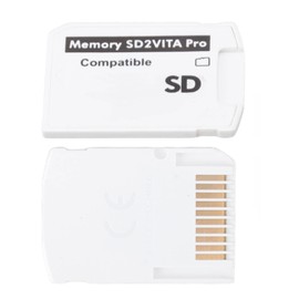 Yctze PS Vita Memory Card Slot Storage Adapter Compatible with PS Vita 1000 2000 3.60, Ideal for HENkaku Enso System