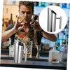 Mobestech Stainless Steel Beverage Pitcher Tea Jug with Straight for