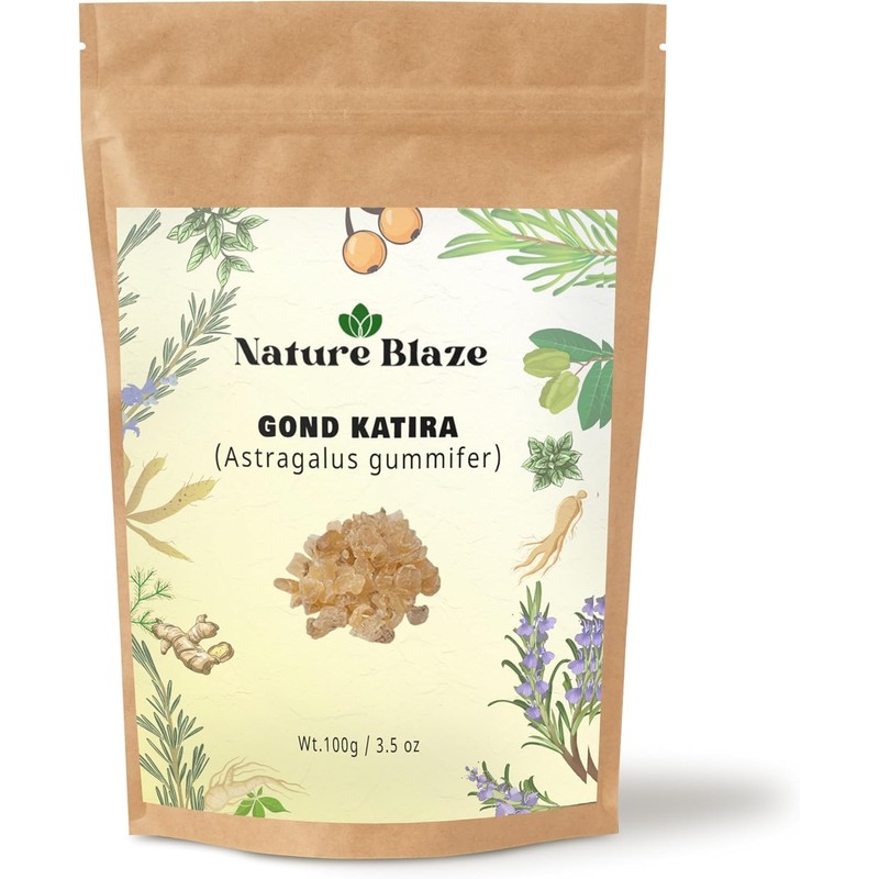 Nature Blaze Natural Gond Katira Whole | Edible Tragacanth Gum