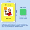 Visual Behaviour Warning Board – Traffic light Behaviour Symbol Card