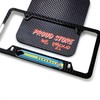 The Bahamas Flag Domed Black License Plate Frame -US Size-