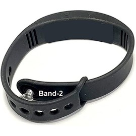 eSeasonGear VB80-BAND Replacement *** Band *** Strip *** for VB80 Vibrating Alarm Watch (Black-Large-Band-2)
