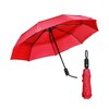 Mr. Pen- Windproof Travel Umbrella, Fiery Red, Automatic Umbrellas for