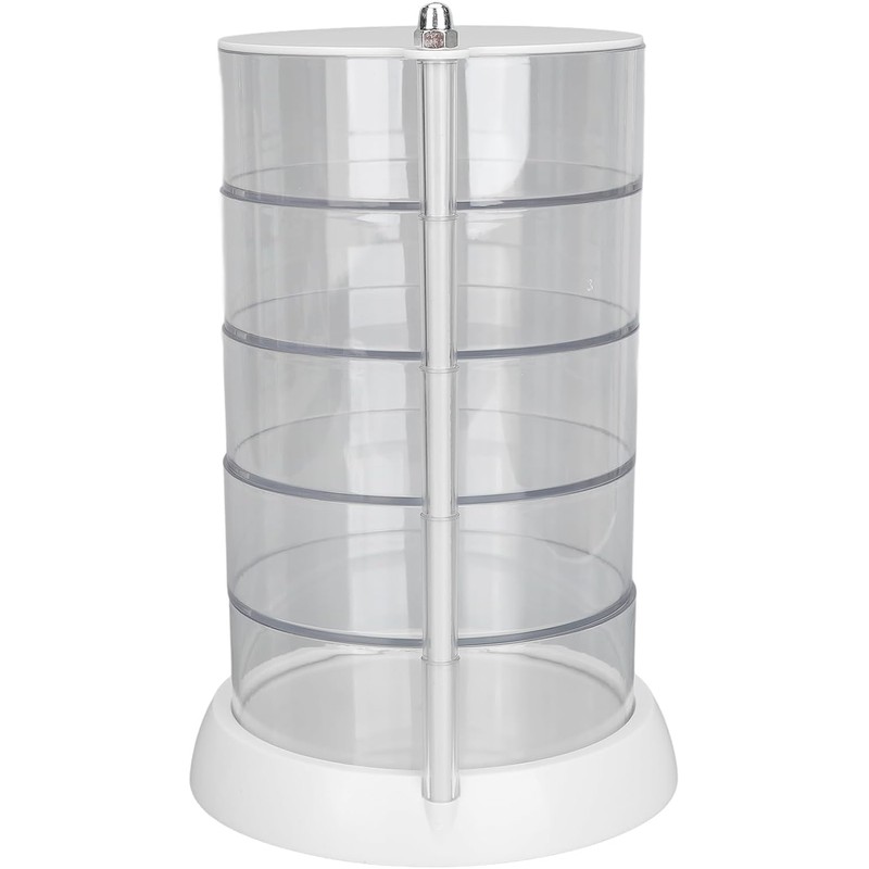 Caja de Almacenamiento Organizadora de Accesorios para el Cabello Giratoria