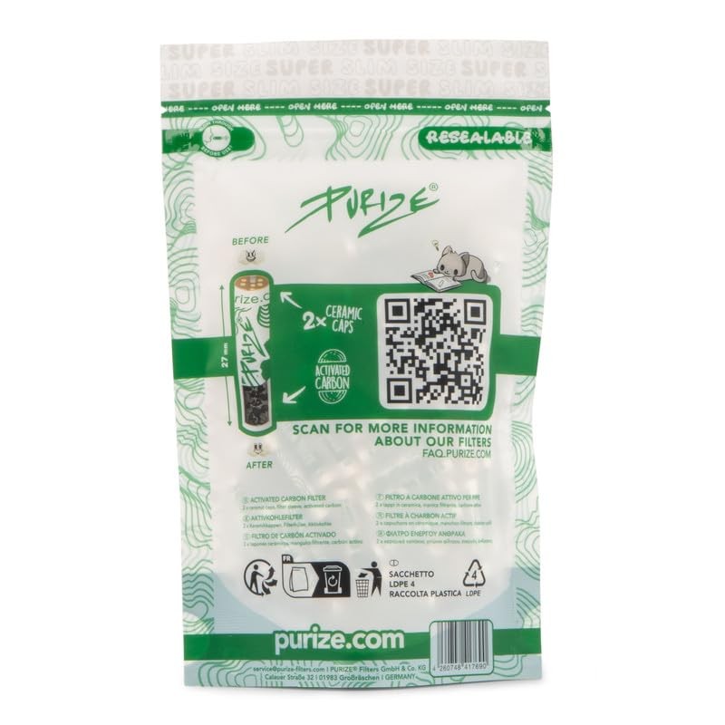 111 Purize Super Slim Size | White