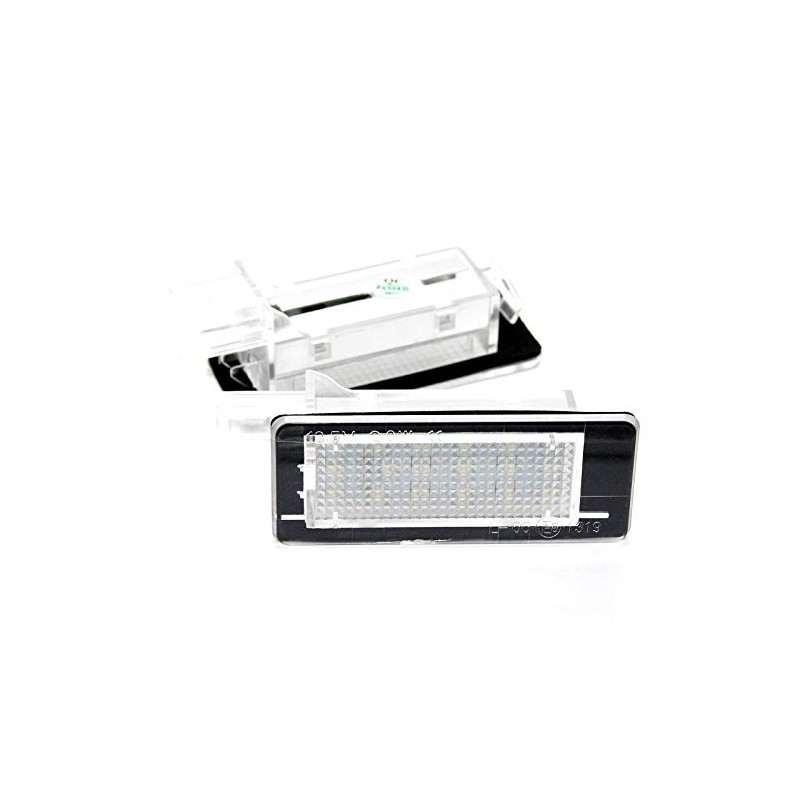 2 x LED SMD License Plate Modules, E-Mark, Plug &