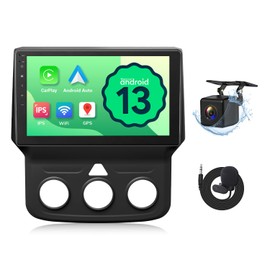 Eonon Android 13 Car Stereo Navigation for Dodge RAM 1500/2500/3500 2013-2018(Manual AC) 9" IPS HD Touchscreen,Wireless CarPlay&Android Auto,Built-in Mic,Support Steering Control,Plug & Play DGRMX6