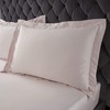 Catherine Lansfield Silky Soft Satin Oxford Pillowcase Pair Blush Pink