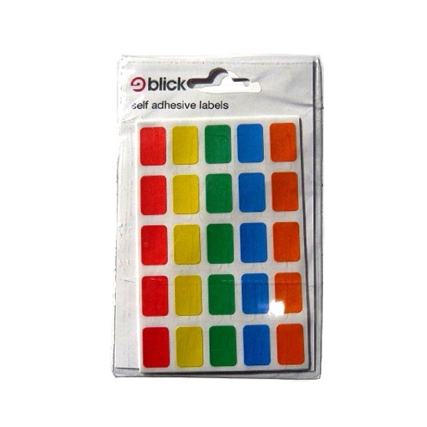 Blick Various Stickers 12 mm x 18 mm (120 Stickers)