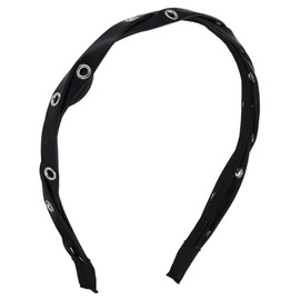 SM SunniMix Headband Decoration Gifts PU Leather for Women Girls Headwrap Fashion Hair Band