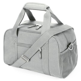 SeaRock 14 inch Small Gym Bag, Mini Duffel Bag for Women & Men, Carry On Lightweight for Travel Sport - Gray