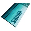 Lashuma Oslo Sauna Towel, Lying Towel, Turquoise, Green, Absorbent Sauna