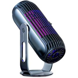 Bug Zapper Indoor Outdoor, Quiet Mosquito Trap, Efficient Electric Insect Killer, Silent Fan,Blue Violet Lamp, Auto On/Off, Flying Trap Kill Moths/Gnats/Flies for Home Patio Office Courtyard