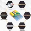 3PCS Guitar Fret Erasers Fret String Polishing Abrasive Rubber Blocks