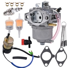 FINDCARB 15003-2509 Carburetor Fit for Kawasaki Mule 2500 2510 2520 with 49040-1055 12V Electric Fuel Pump