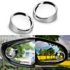 x xotic tech Blind Spot Mirror, 2'' Silver Round HD