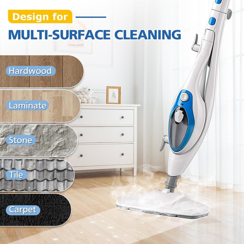 LINNIW 6 Pack Replacement Steam Mop Pads Compatible for PurSteam