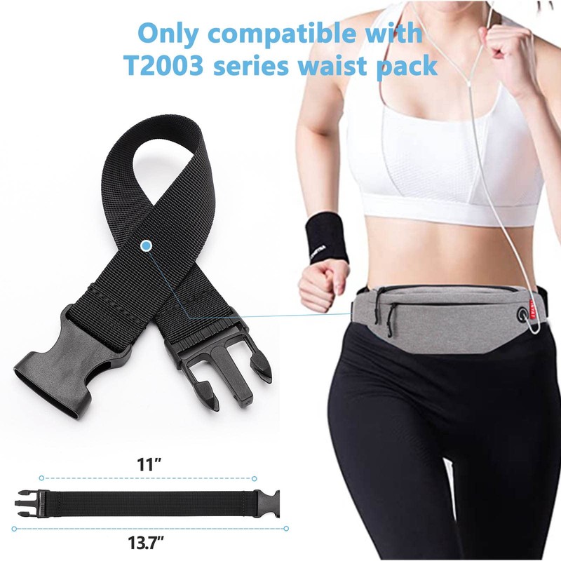 ehbn9 Belt Extender for Fanny Pack Strap Extension Waist Bag